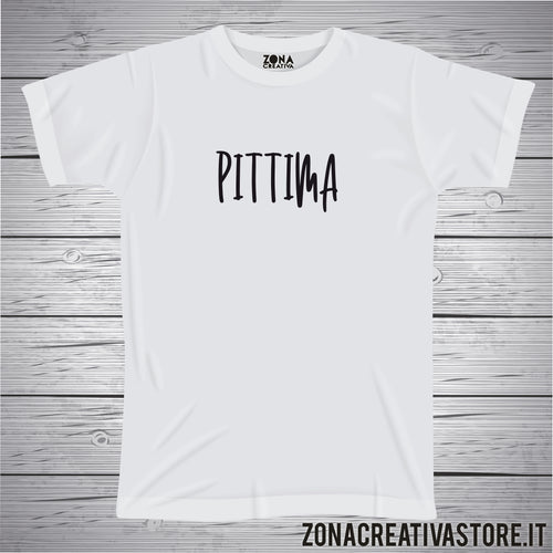 T-shirt divertente con frase in dialetto veneto pittima
