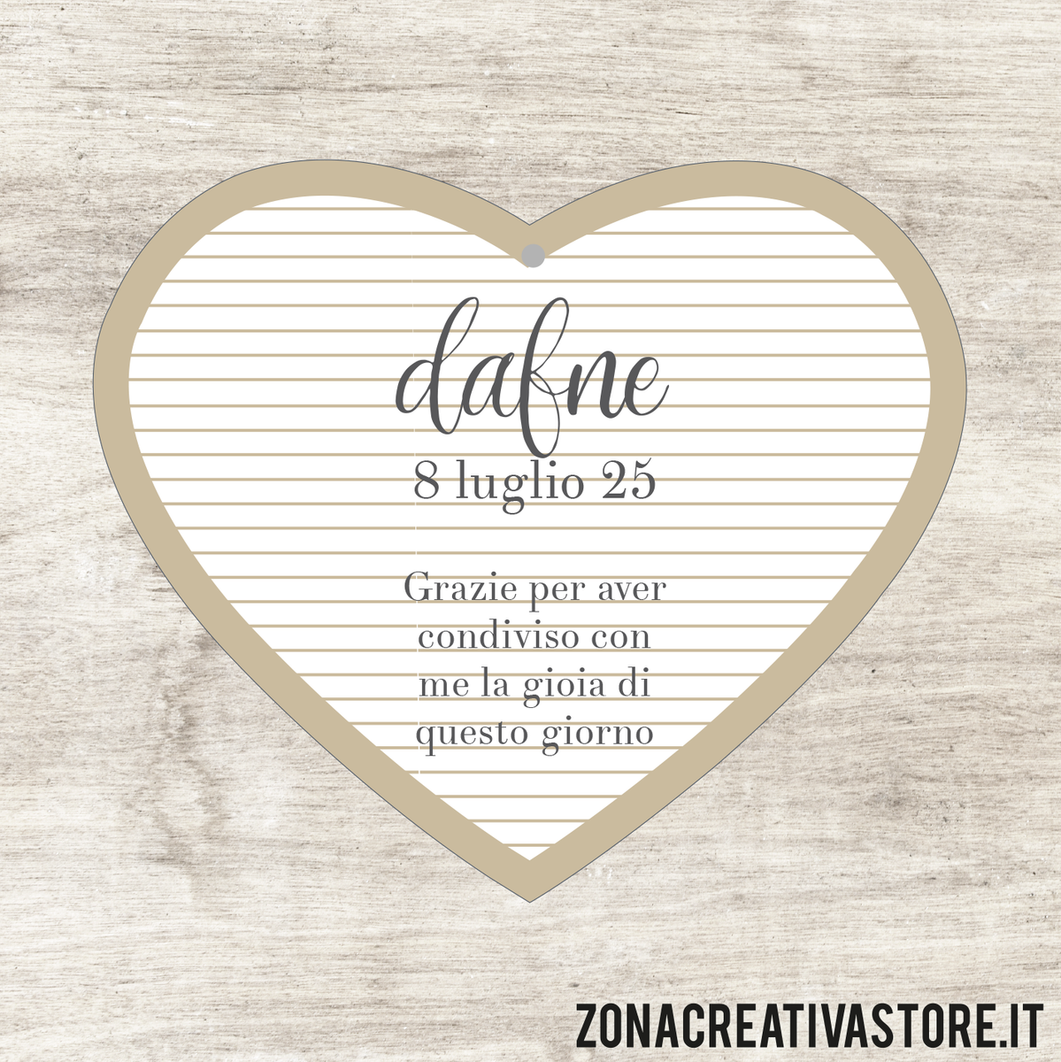 ADESIVI A FORMA DI CUORE PICCOLO PER MATRIMONIO - MISURA H. 3x3,6 CM. –  zonacreativastore