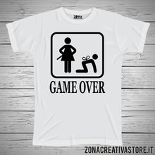 Carica l'immagine nel visualizzatore di Gallery, T-shirt addio al celibato e nubilato GAME OVER 2