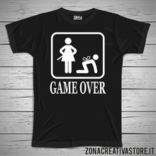 Carica l'immagine nel visualizzatore di Gallery, T-shirt addio al celibato e nubilato GAME OVER 2