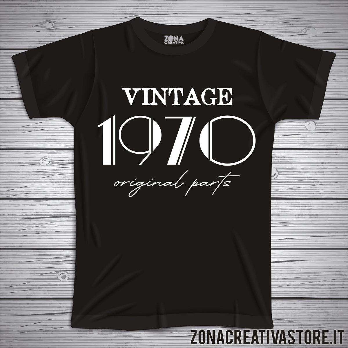 Donna Maglietta Prodotto Nel 1970 - Made in 1970 - 54 Anni Donna Maglietta Prodotto Nel 1970 - Made in 1970 - 54 Anni