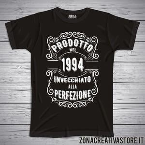 Copia del T-shirt per festa di compleanno PRODOTTO NEL 1994 INVECCHIATO ALLA PERFEZIONE