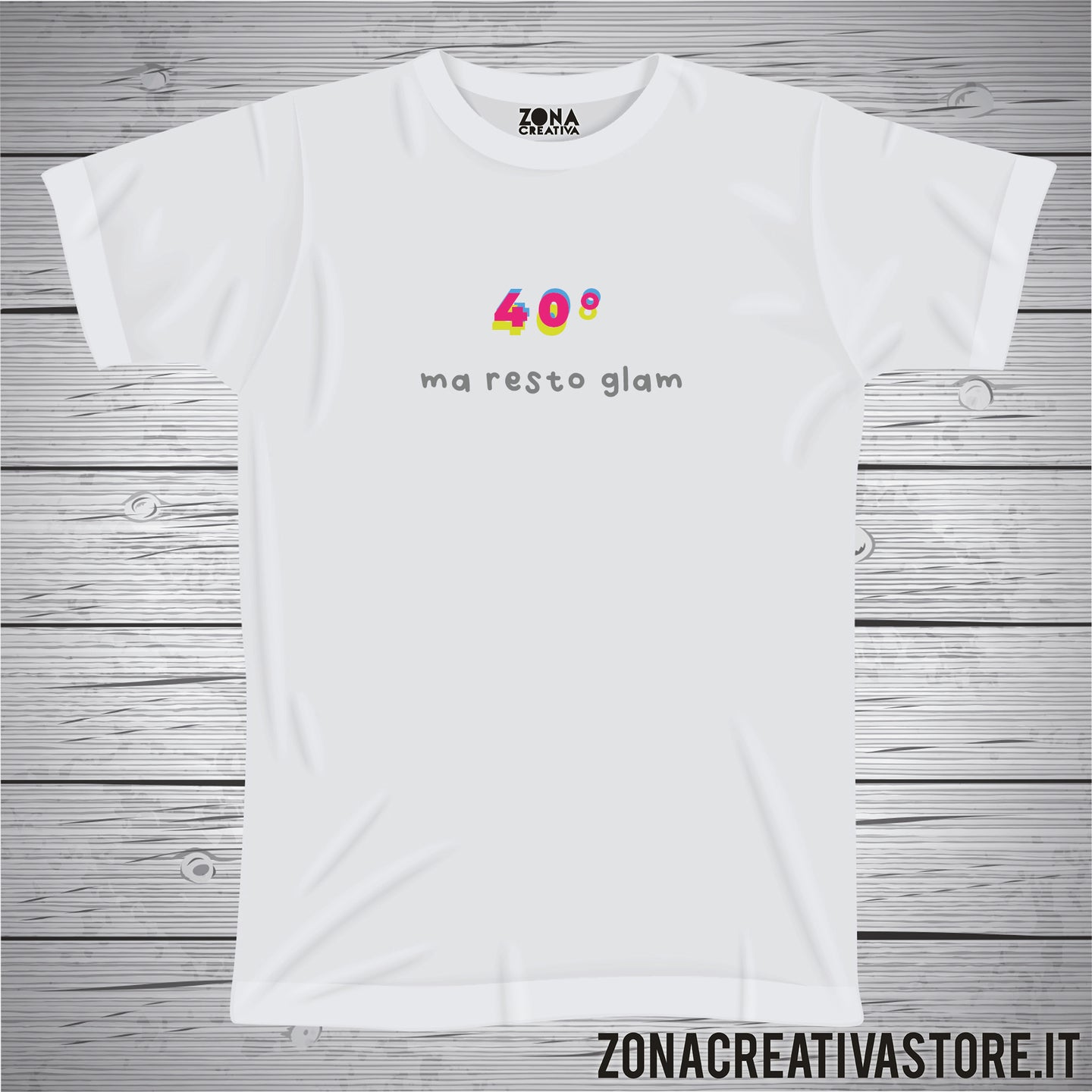 T-shirt 40° MA RESTO GLAM