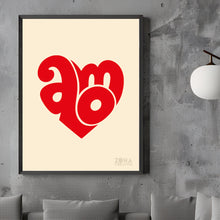 Carica l'immagine nel visualizzatore di Gallery, Poster Amo