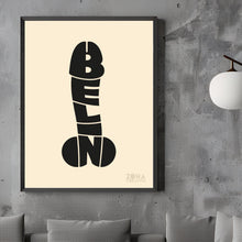 Carica l'immagine nel visualizzatore di Gallery, Poster Belin