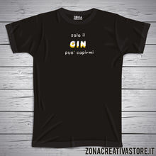 Carica l&#39;immagine nel visualizzatore di Gallery, T-shirt SOLOIL GIN PUO&#39; CAPIRMI