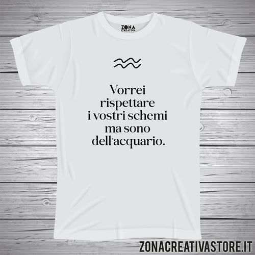 T-shirt ZODIACO ACQUARIO vorrei