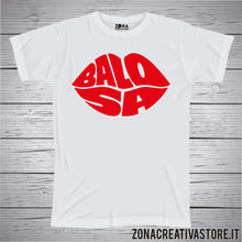 Carica l'immagine nel visualizzatore di Gallery, T-shirt divertente con frase in dialetto BALOSA