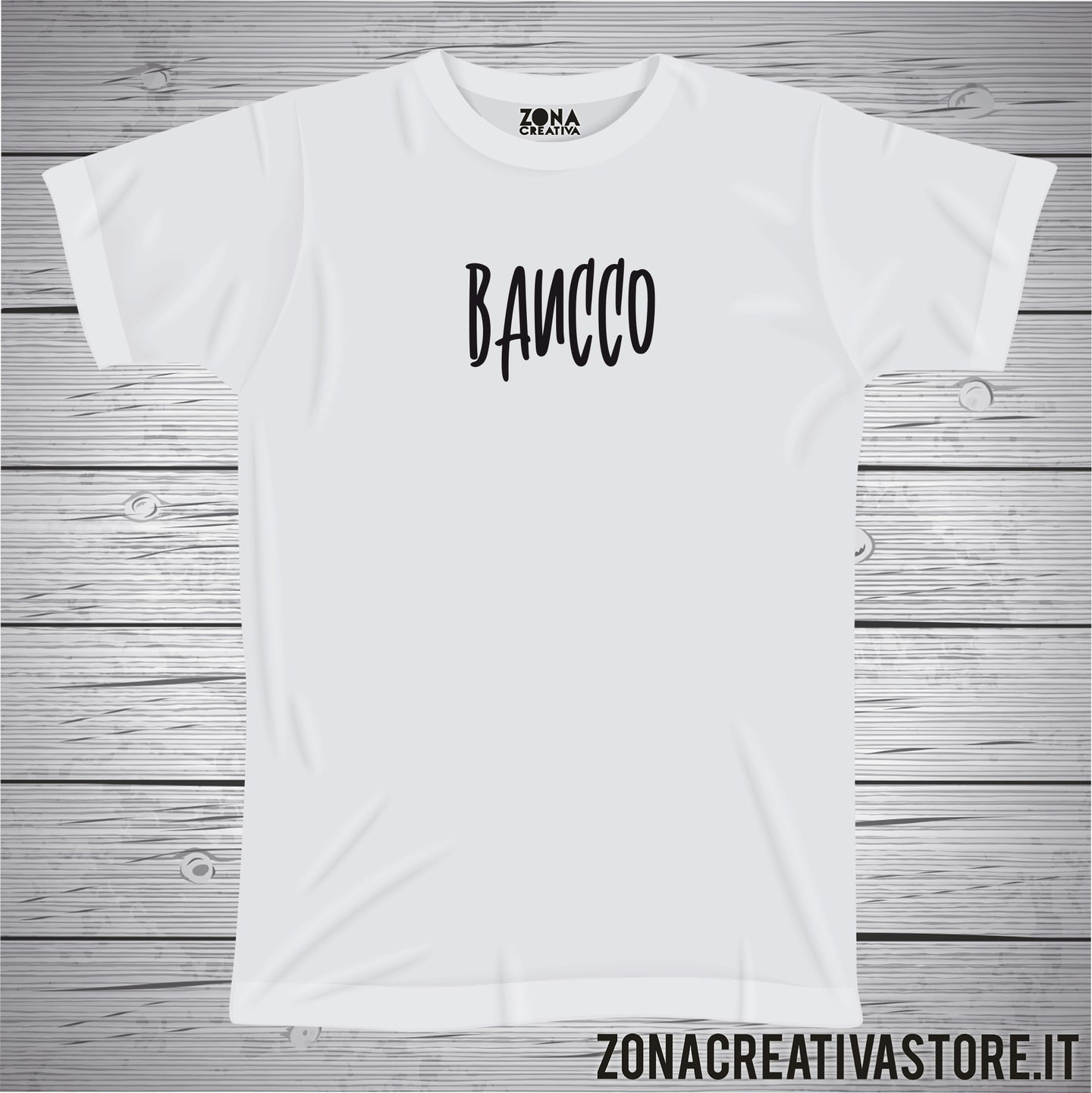 T-shirt divertente con frase in dialetto veneto baucco