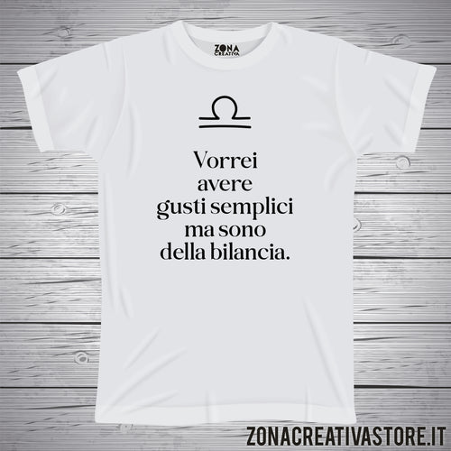 T-shirt ZODIACO BILANCIA vorrei