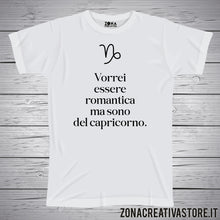 Carica l&#39;immagine nel visualizzatore di Gallery, T-shirt ZODIACO CAPRICORNO vorrei