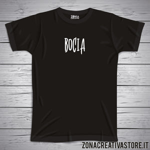 T-shirt divertente con frase in dialetto veneto bocia