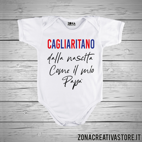 Body neonato CAGLIARITANO DALLA NASCITA COME MIO PAPA'