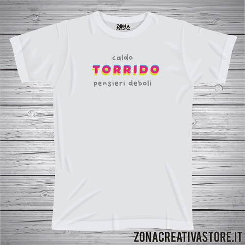 T-shirt CALDO TORRIDO PENSIERI DEBOLI