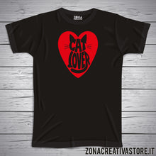 Carica l'immagine nel visualizzatore di Gallery, T-shirt Cat lover