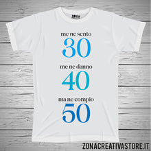 Carica l&#39;immagine nel visualizzatore di Gallery, Copia del T-shirt per festa di compleanno MA NE COMPIO 50