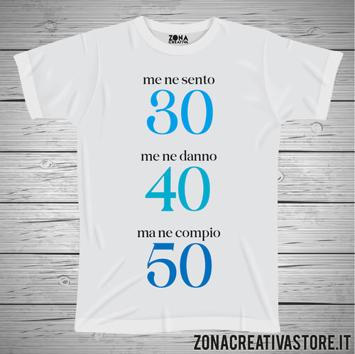 Copia del T-shirt per festa di compleanno MA NE COMPIO 50