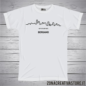 Maglietta I Love Bergamo – Replica Uomo, Donna, Bambino In Cotone 100%