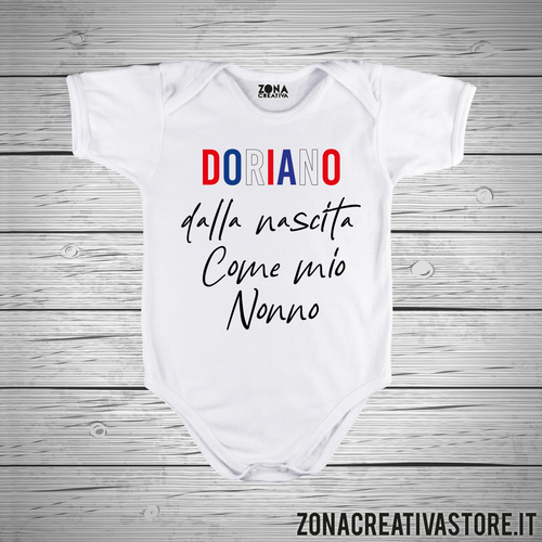 Body neonato DORIANO DALLA NASCITA COME MIO NONNO