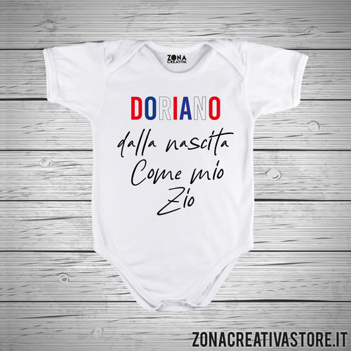 Body neonato DORIANO DALLA NASCITA COME MIO ZIO
