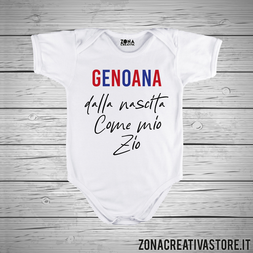 Body neonato GENOANA DALLA NASCITA COME MIO ZIO
