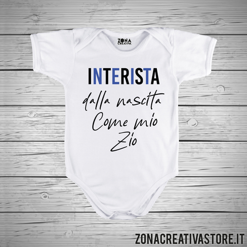 Body neonato INTERISTA DALLA NASCITA COME MIO ZIO