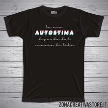 Carica l&#39;immagine nel visualizzatore di Gallery, T-shirt LA MIA AUTOSTIMA DIPENDE DAL NUMERO DI LIKE