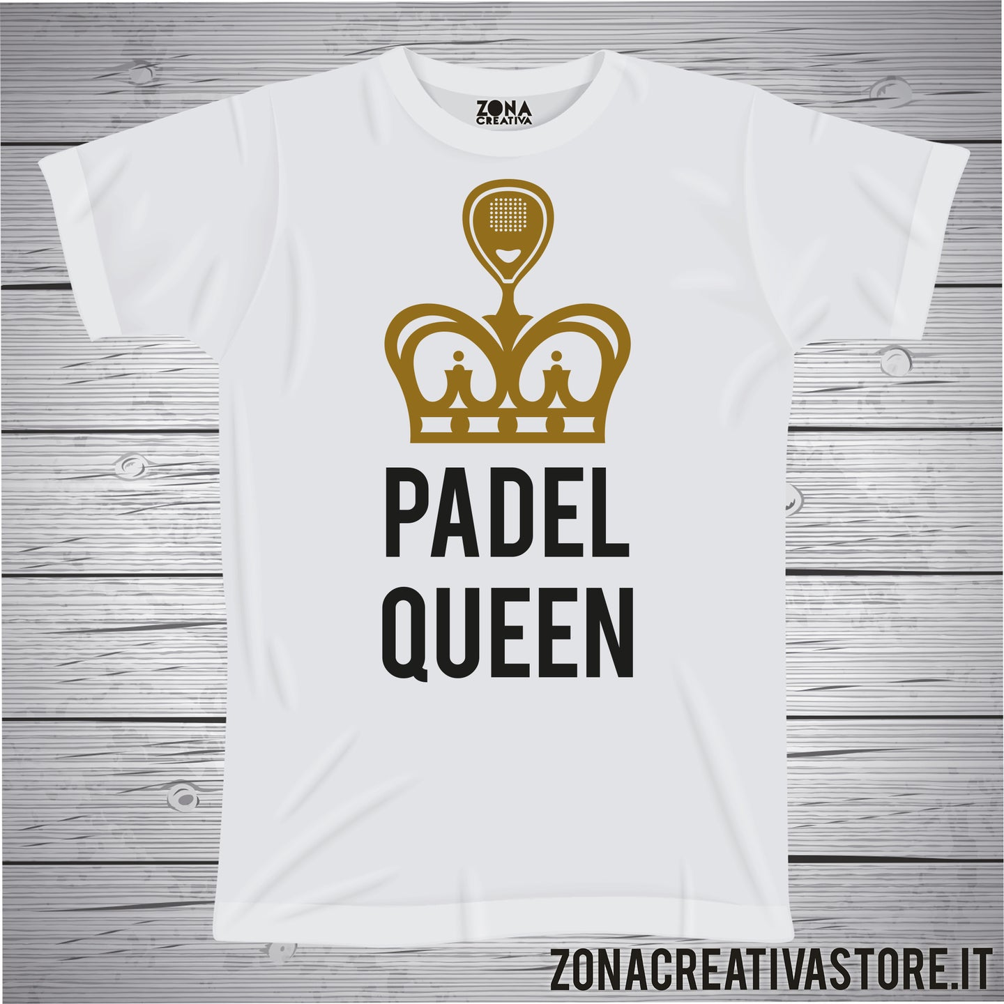 T-shirt luoghi comuni PADEL QUEEN