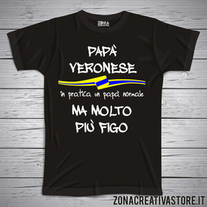 T-shirt con frasi sui nonni PAPA' VERONESE