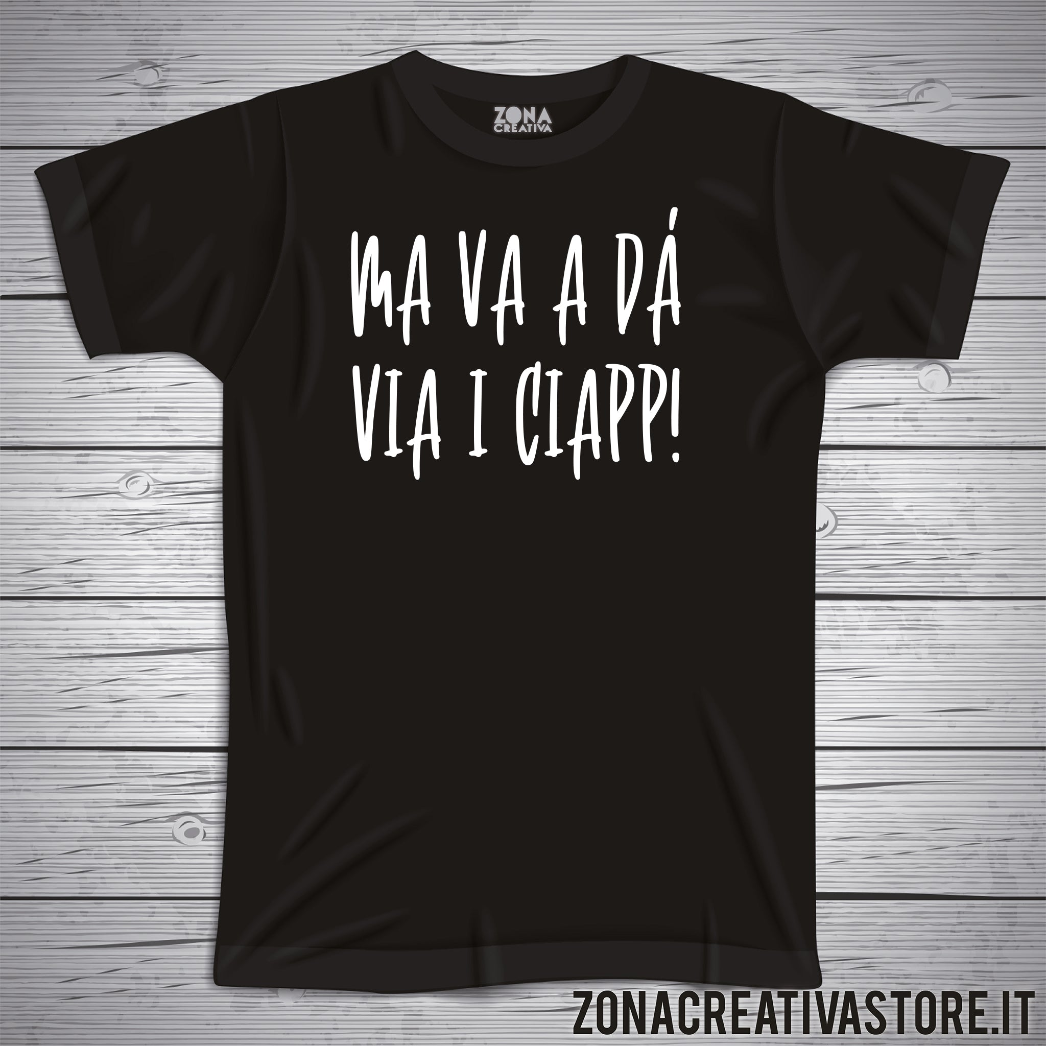 T-shirt JAHAA Mache Later - Maglietta Divertente Uomo - Nera, 100% Cotone