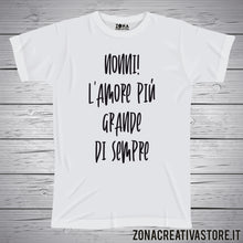 Carica l&#39;immagine nel visualizzatore di Gallery, T-shirt con frasi sui nonni NONNI L&#39;AMORE PIU&#39; GRANDE SI SEMPRE