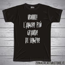 Carica l&#39;immagine nel visualizzatore di Gallery, T-shirt con frasi sui nonni NONNI L&#39;AMORE PIU&#39; GRANDE SI SEMPRE