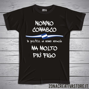 T-shirt con frasi sui nonni NONNO COMASCO