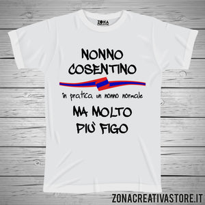 T-shirt con frasi sui nonni NONNO COSENTINO