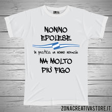 Carica l&#39;immagine nel visualizzatore di Gallery, T-shirt con frasi sui nonni NONNO EMPOLESE