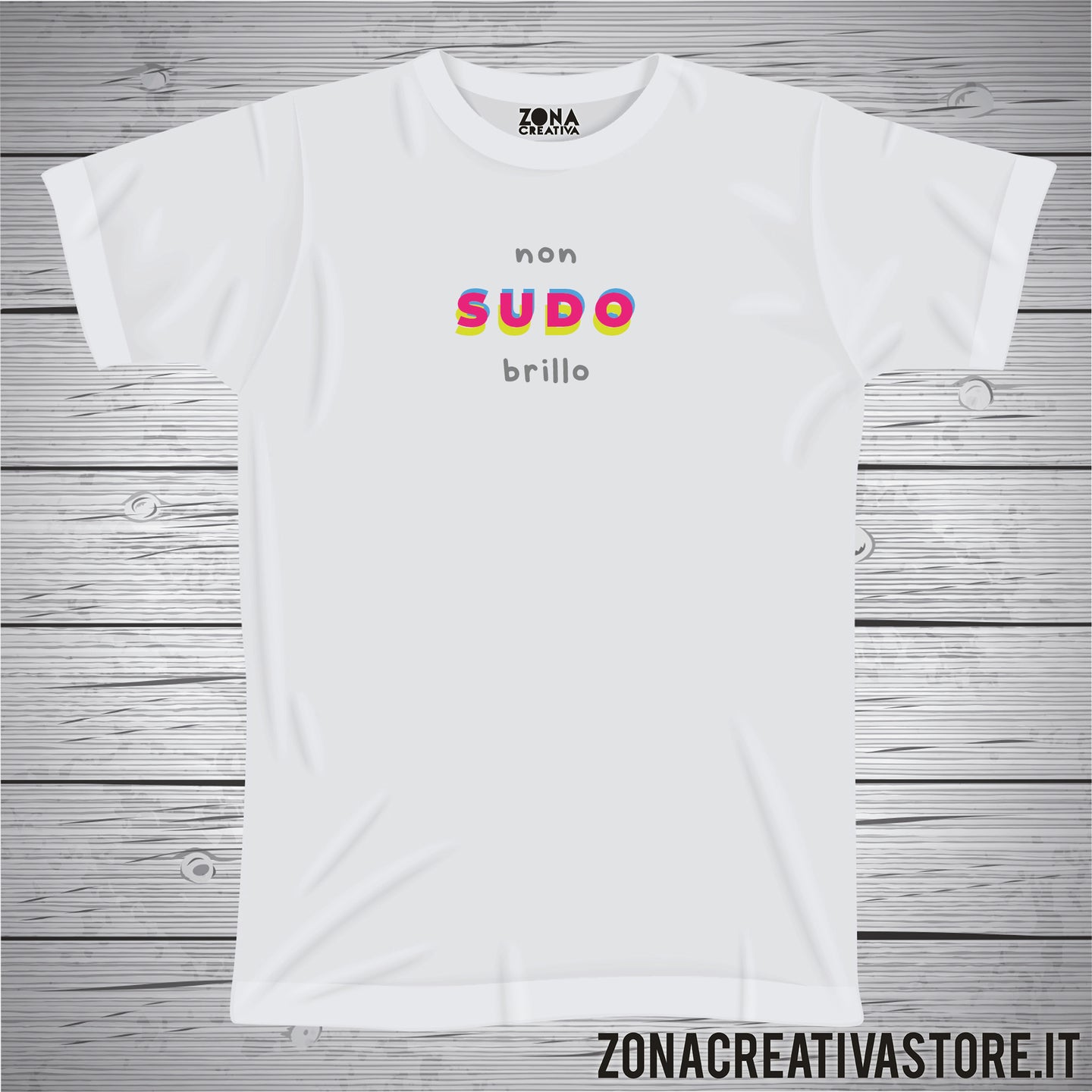 T-shirt NON SUDO BRILLO
