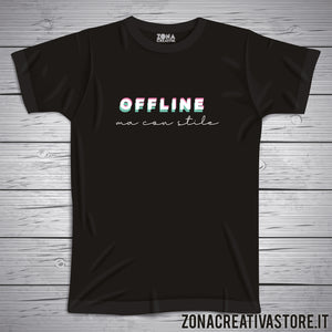 T-shirt OFFLINE MA CON STILE