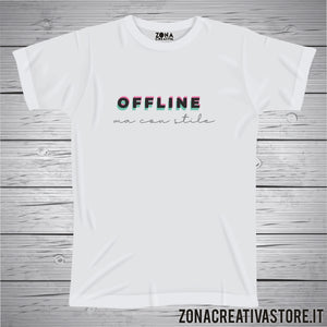 T-shirt OFFLINE MA CON STILE