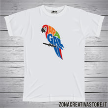 Carica l'immagine nel visualizzatore di Gallery, T-shirt divertente con frase in dialetto bergamasco Papagal