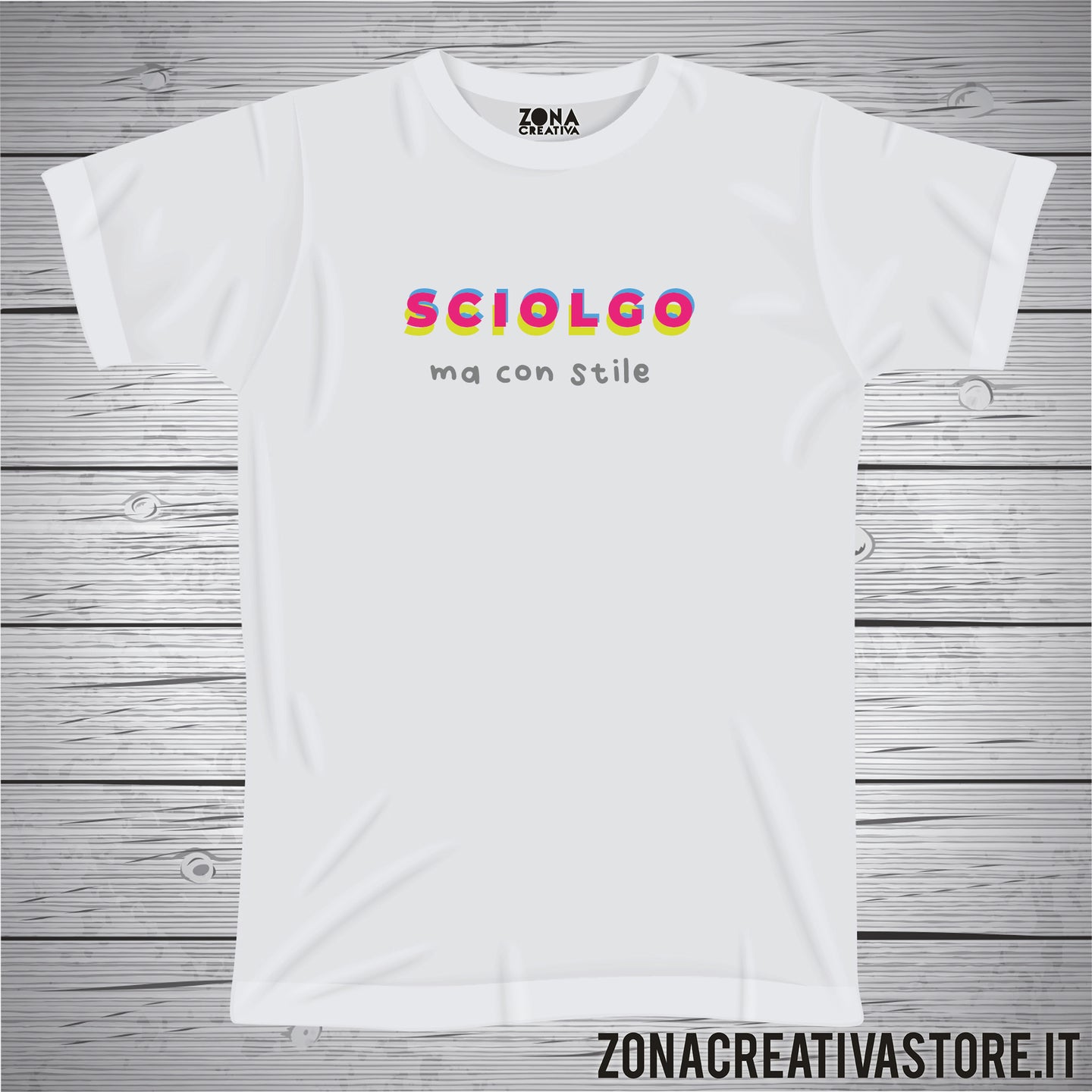 T-shirt SCIOLGO CON STILE