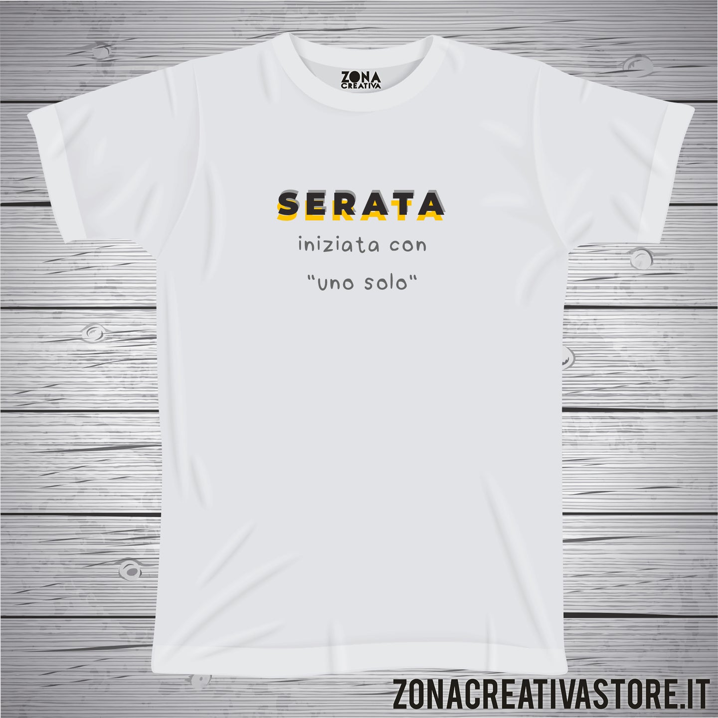 T-shirt SERATA INIZIATA CON 