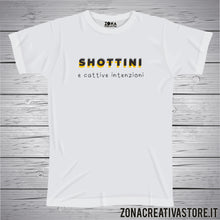 Carica l&#39;immagine nel visualizzatore di Gallery, T-shirt SHOTTINI E CATTIVE INTENZIONI