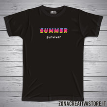 Carica l&#39;immagine nel visualizzatore di Gallery, T-shirt SUMMER SURVIVOR