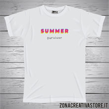 Carica l&#39;immagine nel visualizzatore di Gallery, T-shirt SUMMER SURVIVOR