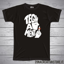 Carica l'immagine nel visualizzatore di Gallery, T-shirt divertente con frase in dialetto bergamasco Tegn a ment