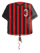Carica l&#39;immagine nel visualizzatore di Gallery, Pallone gonfiabile foil forma di maglietta calcio Milan - Altezza cm. 60