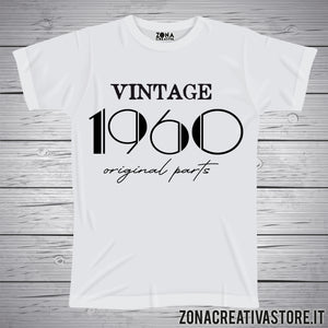 T-shirt per festa di compleanno VINTAGE 1960