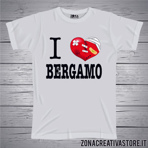 T-shirt I LOVE BERGAMO