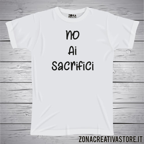 T-shirt NO AI SACRIFICI