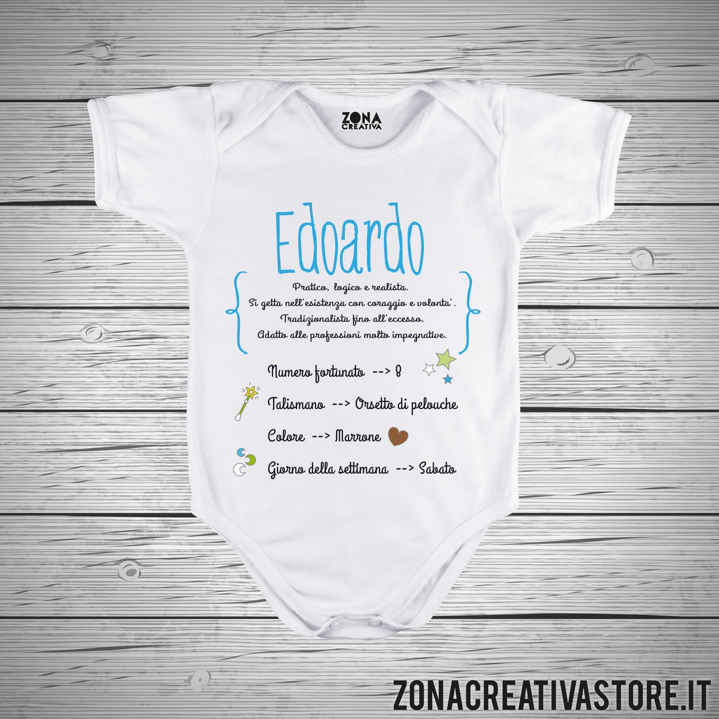 Body neonato nome Edoardo